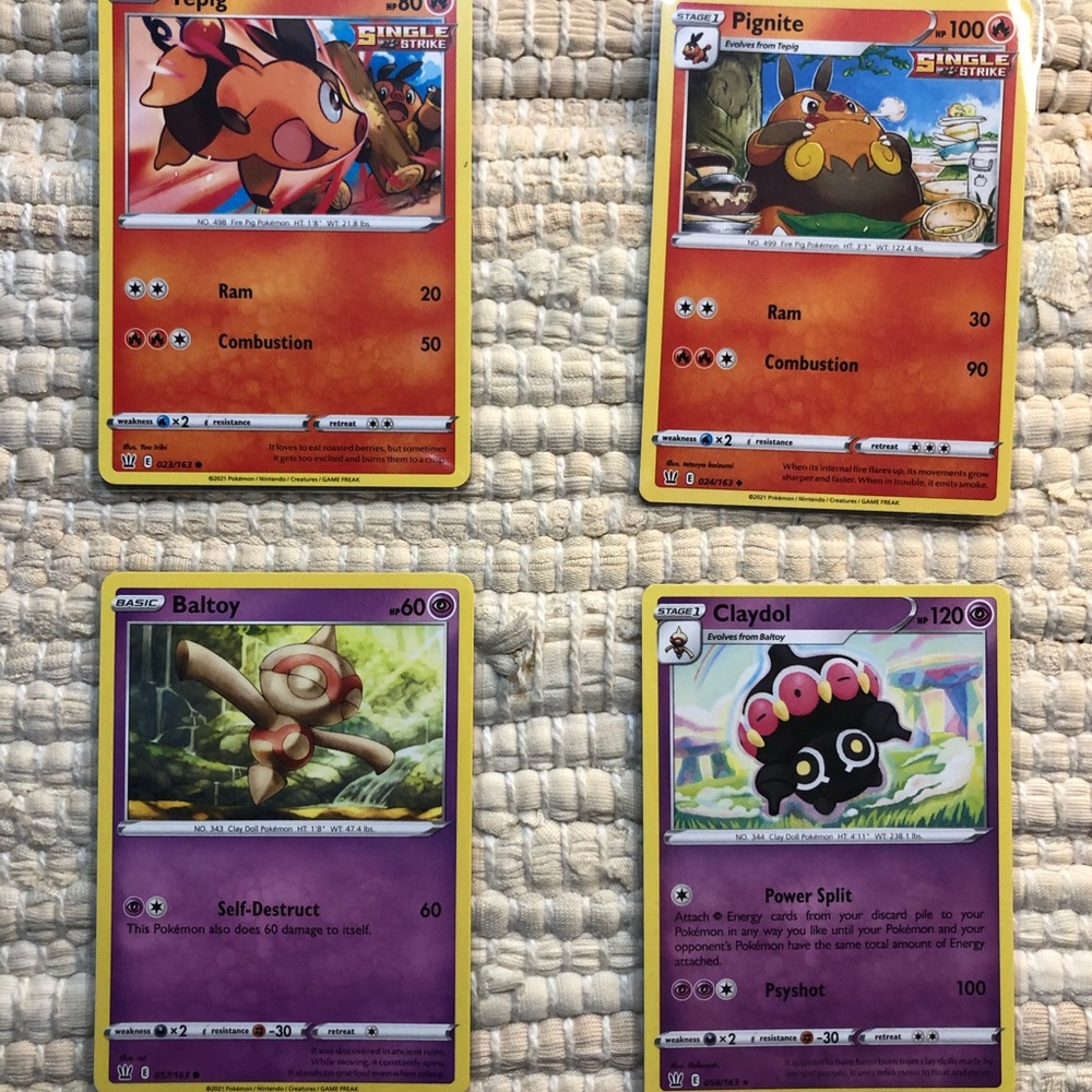 Pokémon cards 2 evolution packs tiepig-pignite